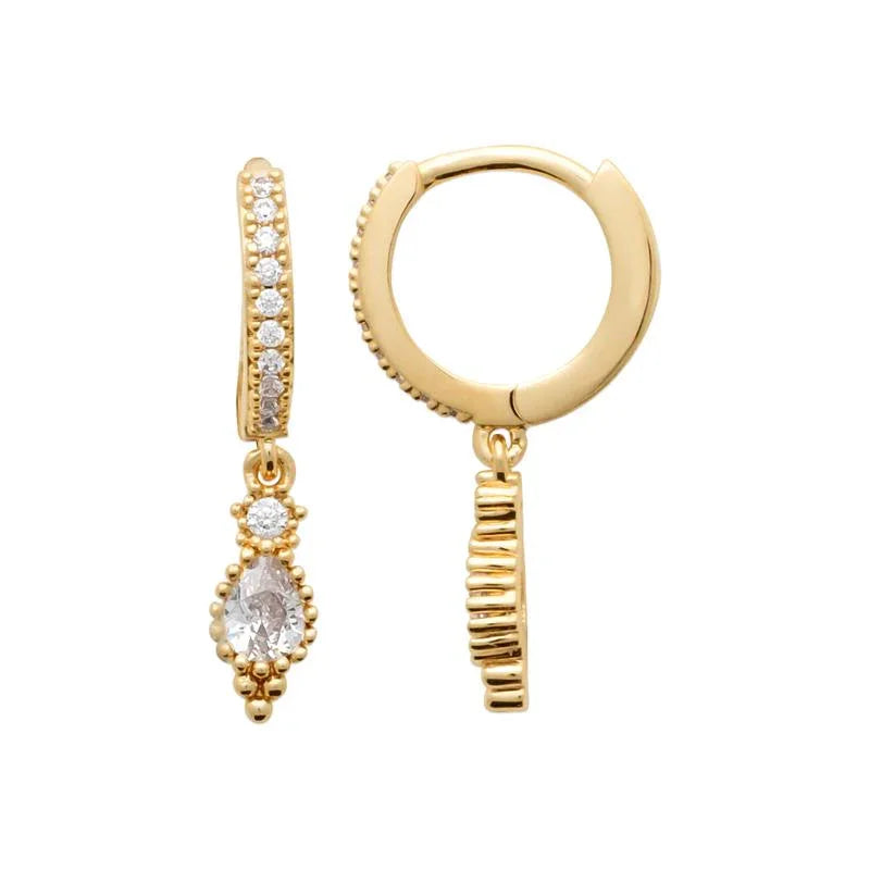 Creolen – Charm – Vergoldet Ansicht 2