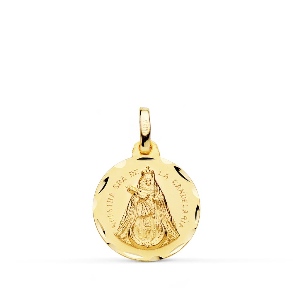 18K Notre Dame Candelaria csiszolt érem 16 mm