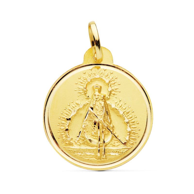 18K Madalya Cabeza Bakiresi 22 mm