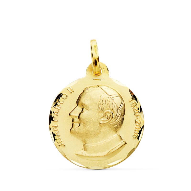 18K Madalya John Paul II 18 mm Yönlü