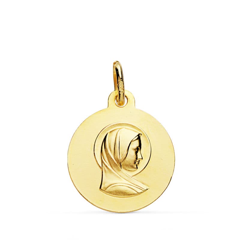 18K medaile Panny Marie 16 mm
