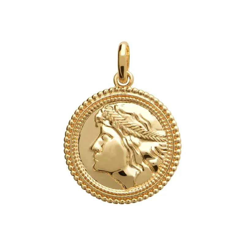 Zabytkowy medal profilowy – pozłacany | Azulina