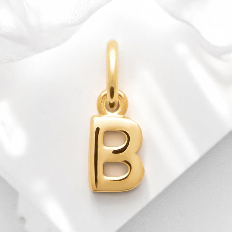 Letter Pendant – Gold Plated | Azuline view 3