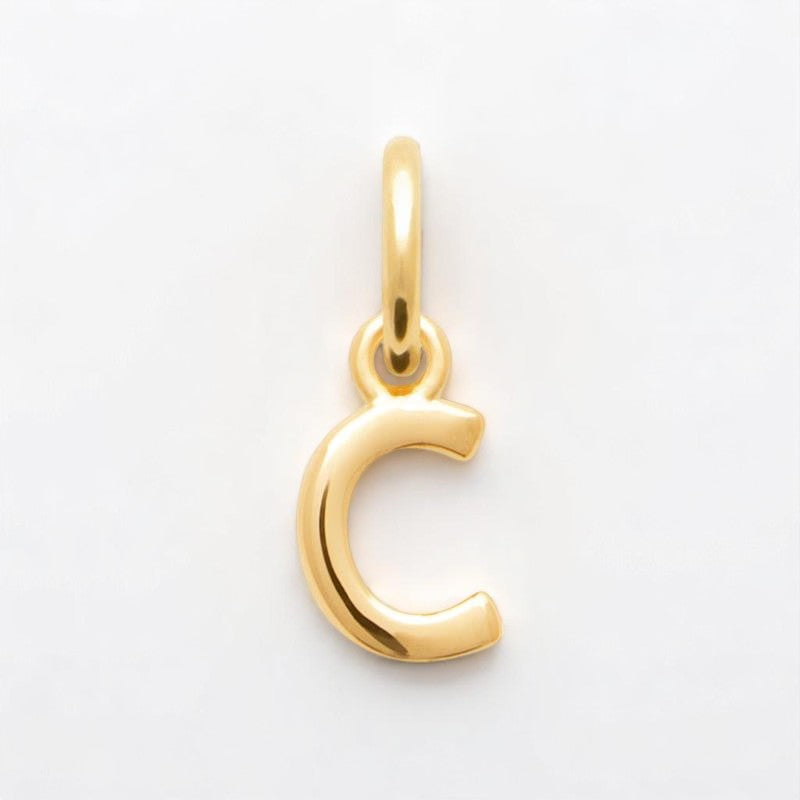 Letter Pendant – Gold Plated | Azuline view 4