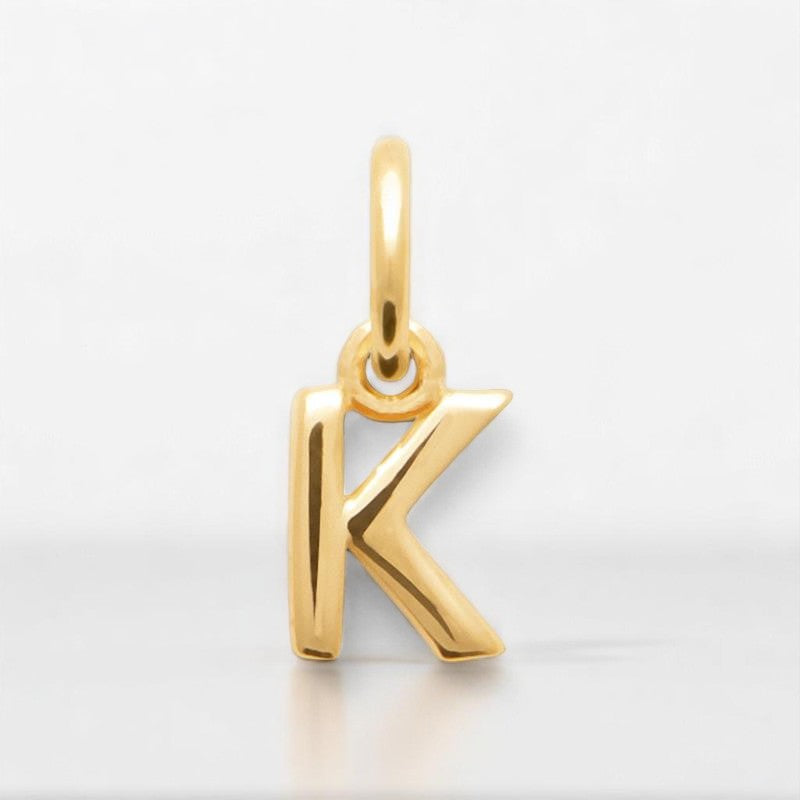 Letter Pendant – Gold Plated | Azuline view 12