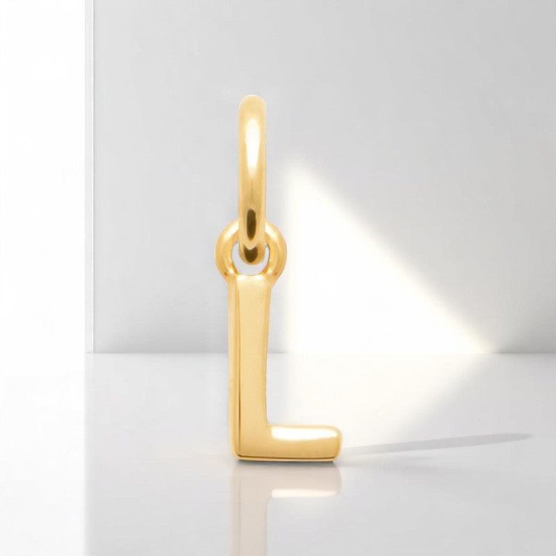 Letter Pendant – Gold Plated | Azuline view 13