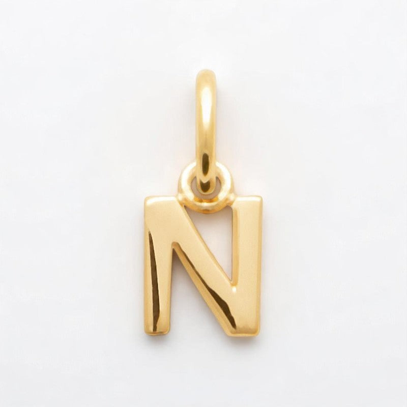 Letter Pendant – Gold Plated | Azuline view 15