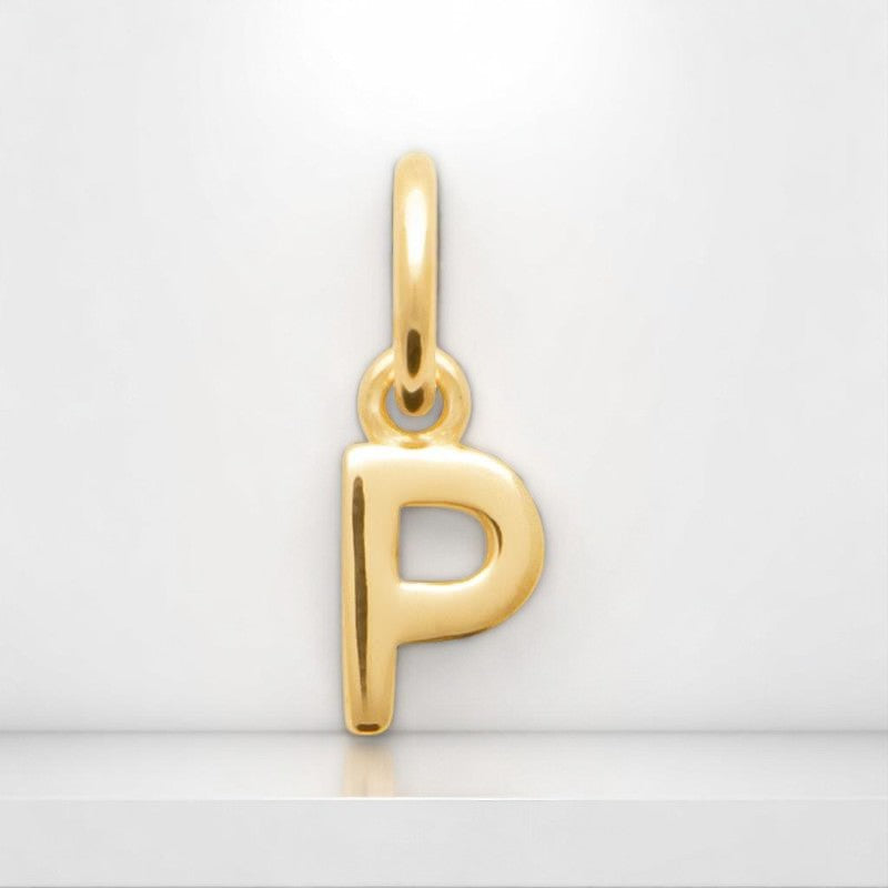 Letter Pendant – Gold Plated | Azuline view 17