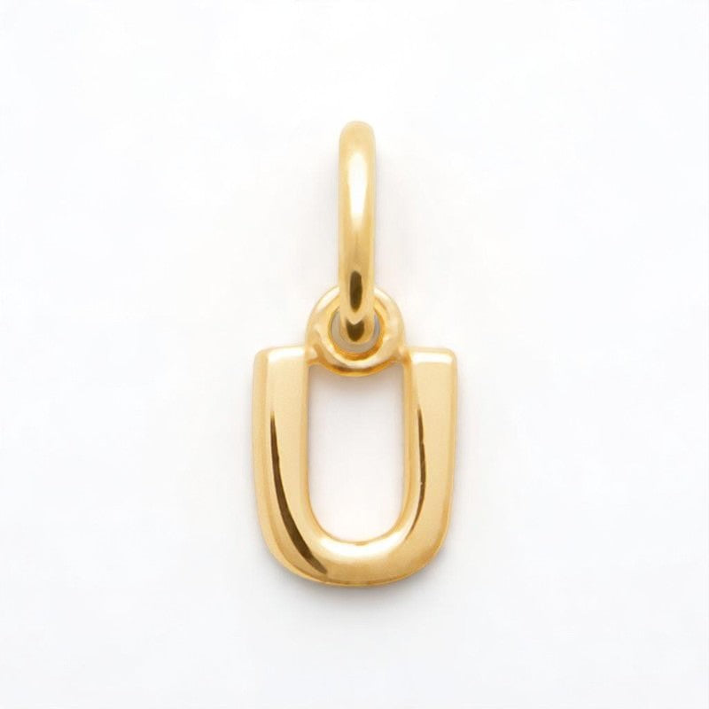Letter Pendant – Gold Plated | Azuline view 22