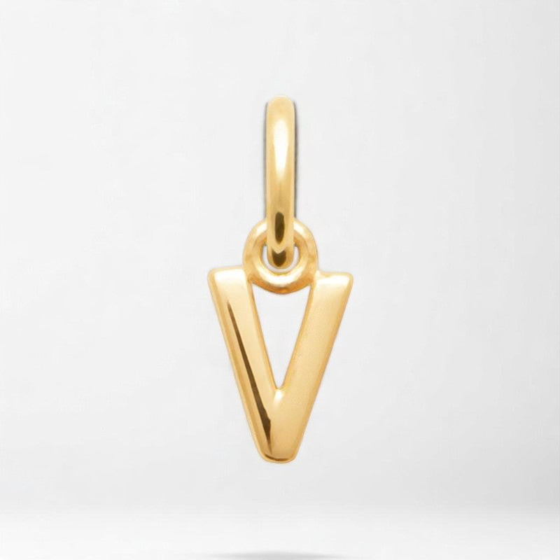 Letter Pendant – Gold Plated | Azuline view 23