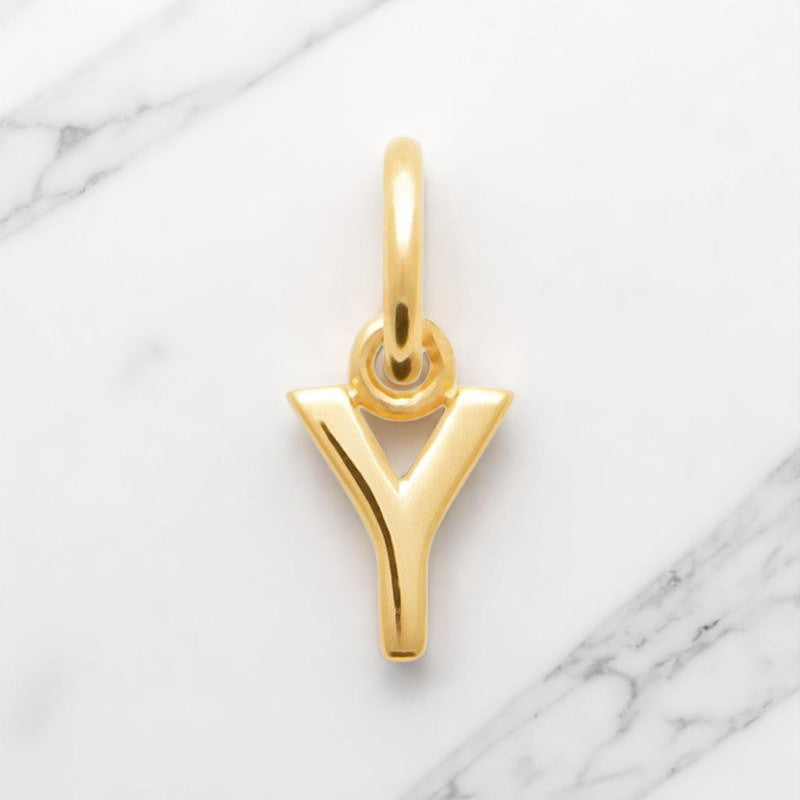 Letter Pendant – Gold Plated | Azuline view 26