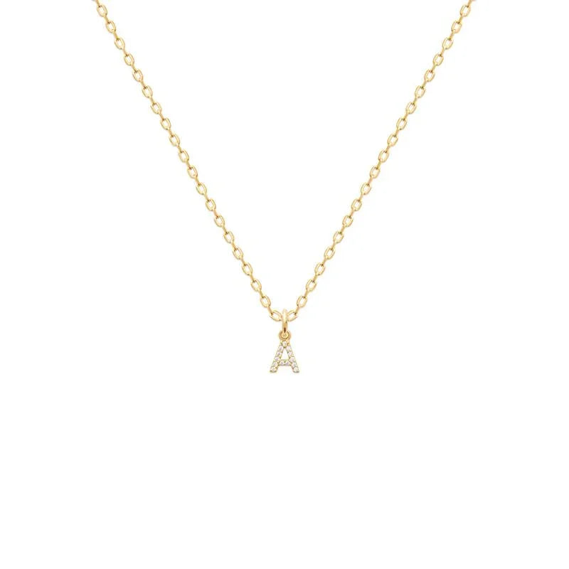 Letter Pendant – Aranyozott | Azulin nézet 2