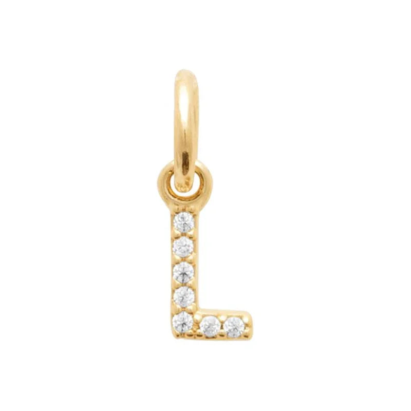 Letter Pendant – Gold Plated | Azuline view 18