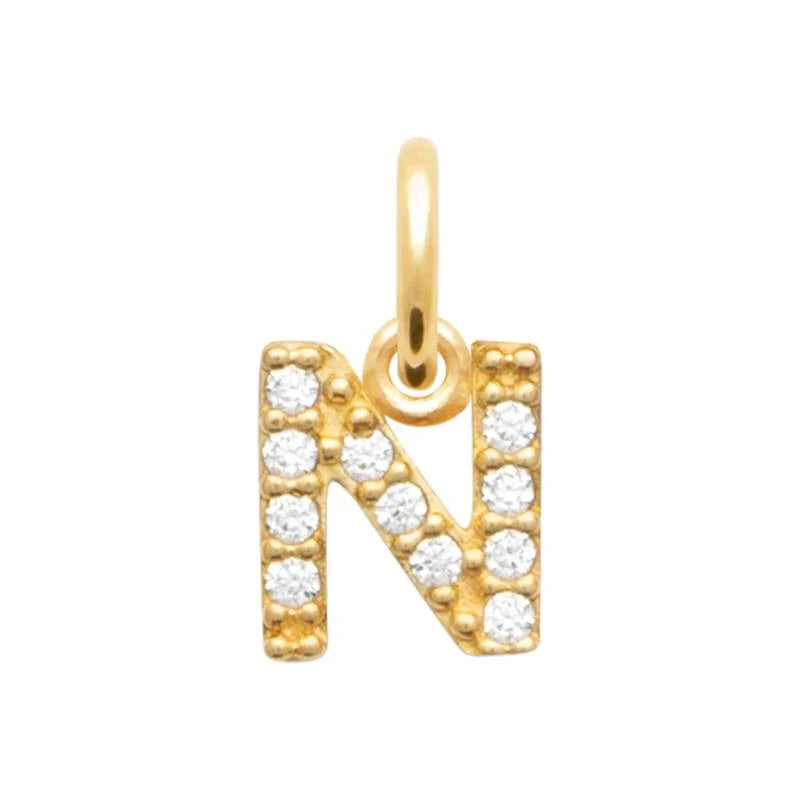 Letter Pendant – Gold Plated | Azuline view 16