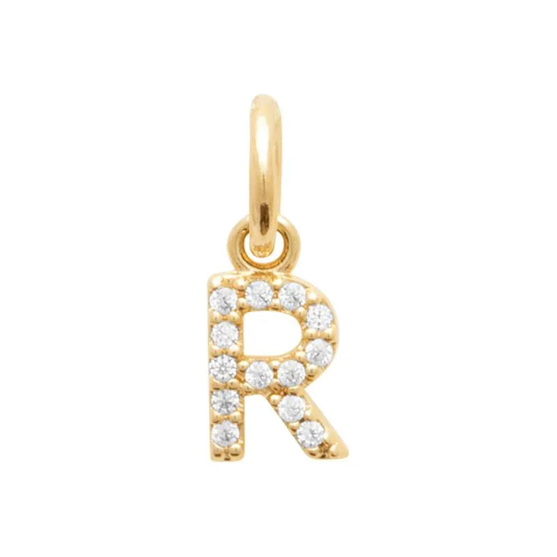 Letter Pendant – Gold Plated | Azuline view 12