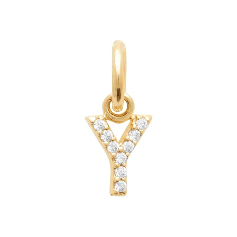 Letter Pendant – Gold Plated | Azuline view 22
