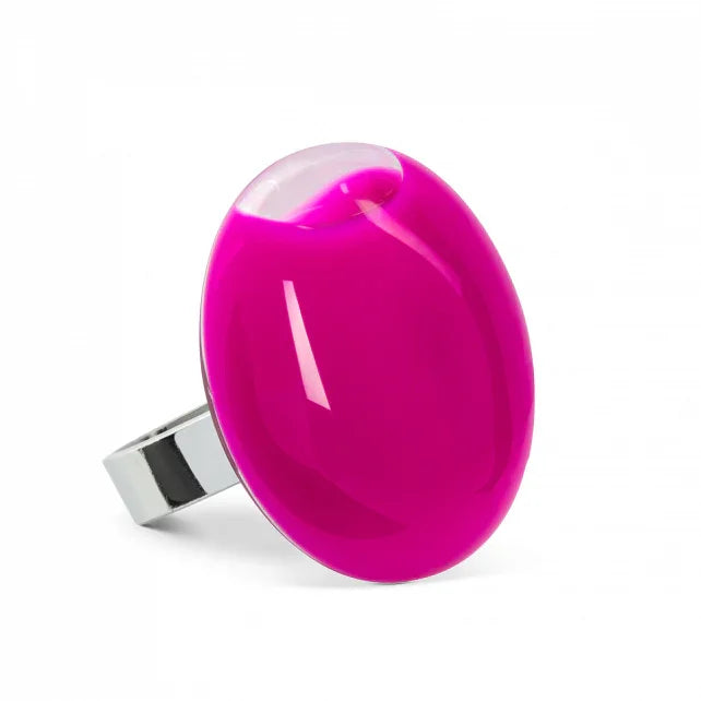 Galet Milk Medium - Fushia - Ring - Pylones
