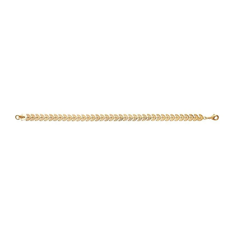 Laurel - Pulsera - Chapado en Oro vista 2