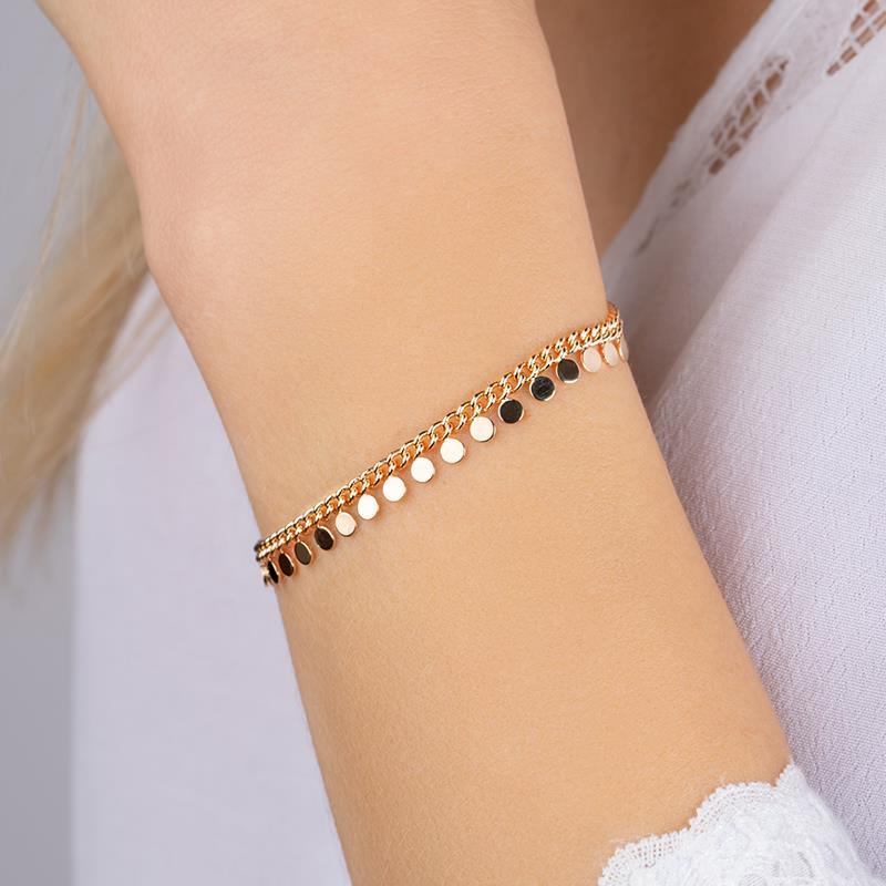 Charm - Madalyon - Bileklik - Altın Kaplama görünüm 3