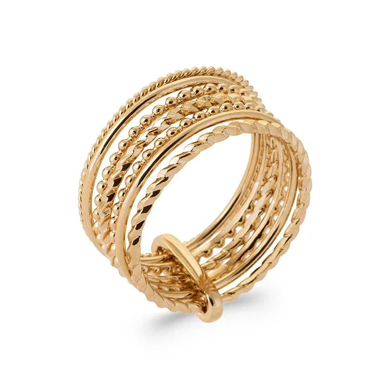 Anillo Semanal – Chapado en Oro | Azuline