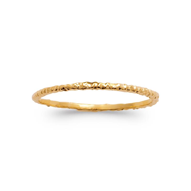 خاتم مطروق – مطلي بالذهب | عرض الآزولين 3