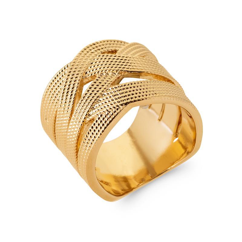 Anello a treccia placcato oro / | Azuline