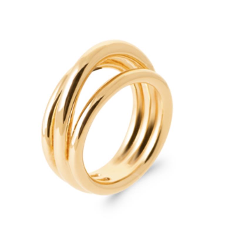 Triple Hoop Ring – Gold Plated | Azuline