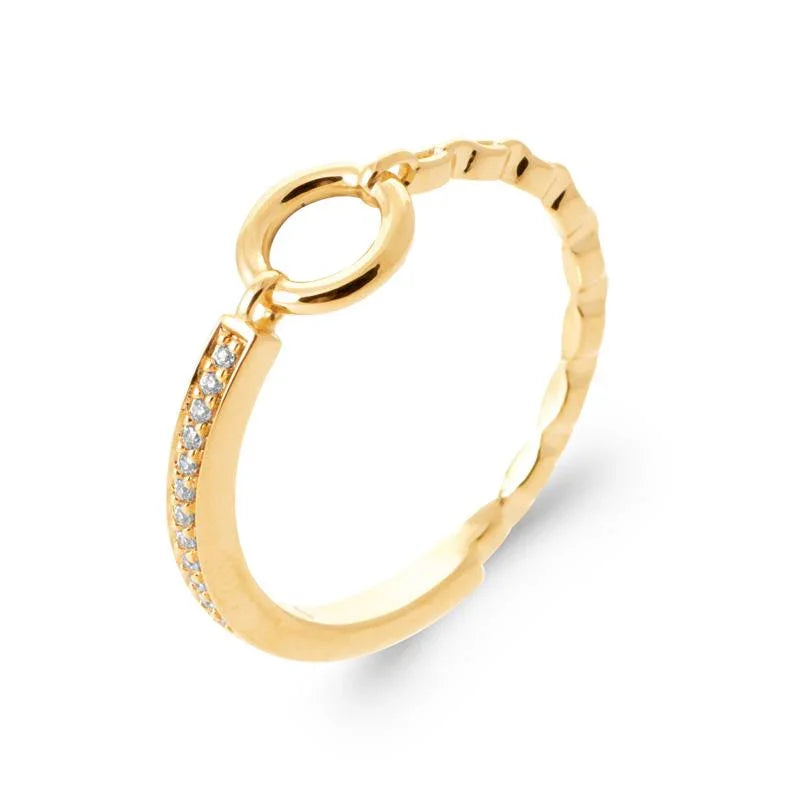 Cirkelring – Verguld | Azulin