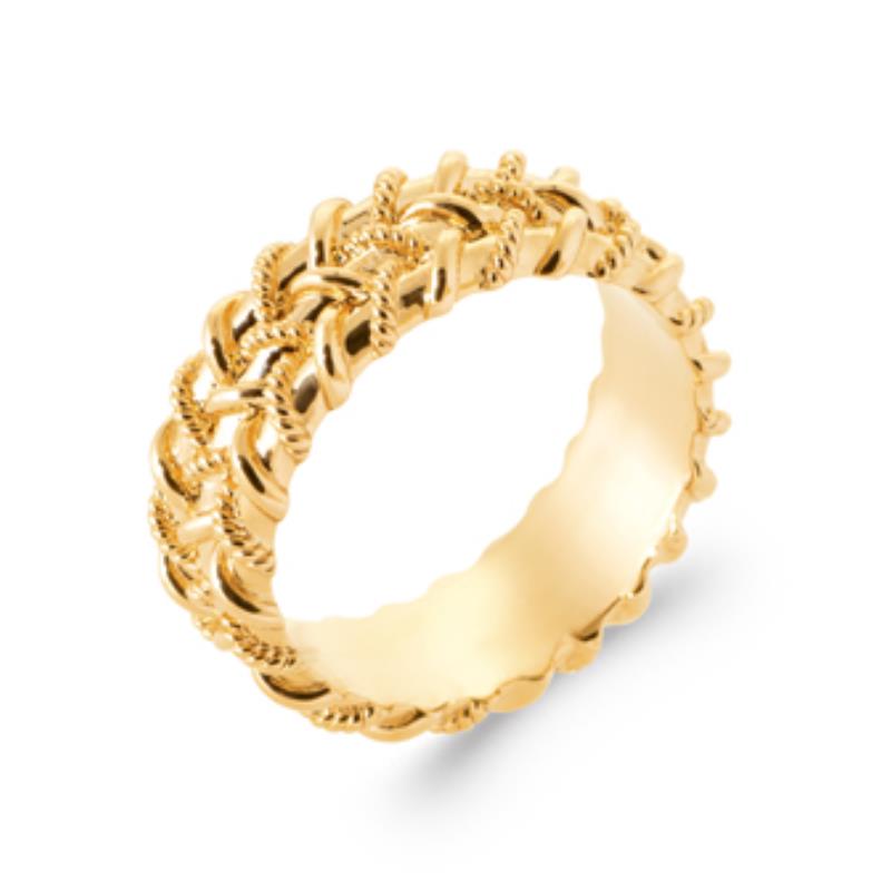 Braided Ring – Gold Plated | Azuline