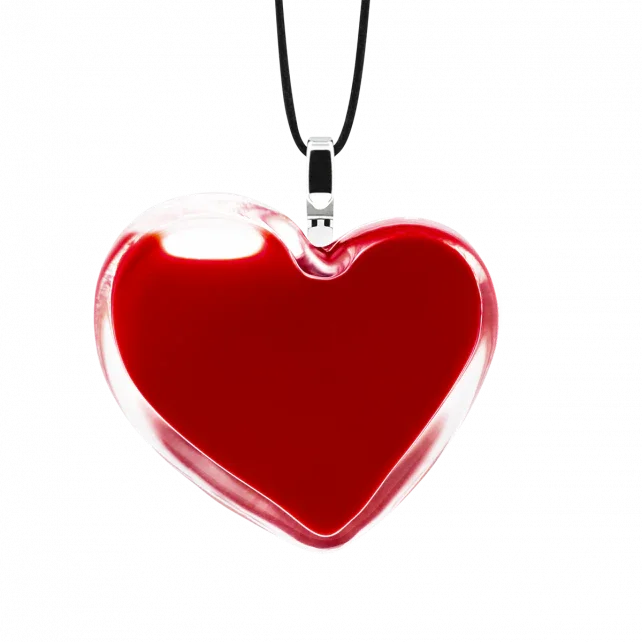 Coeur Milk Medium - Rojo Oscuro - Collar - Pylones