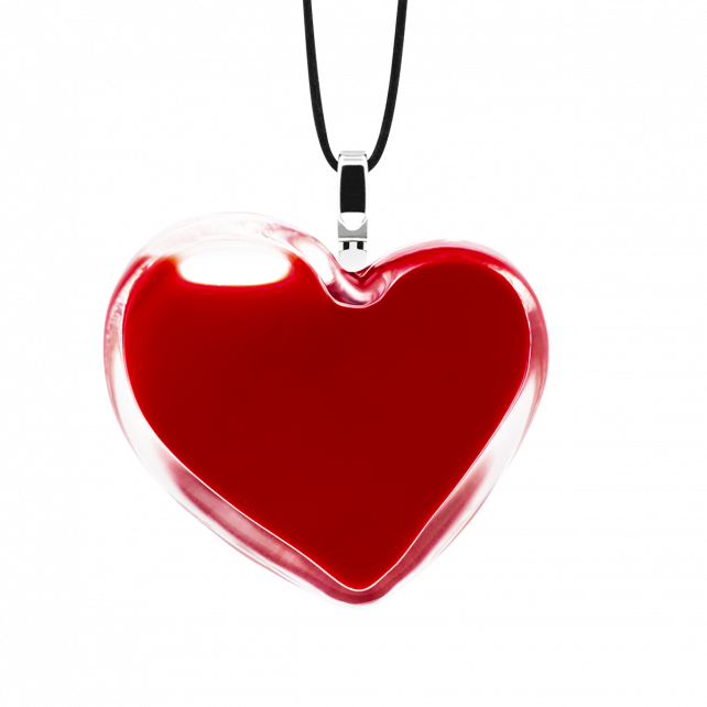 Coeur Milk Medium - Rosso scuro - Collana - Pylones