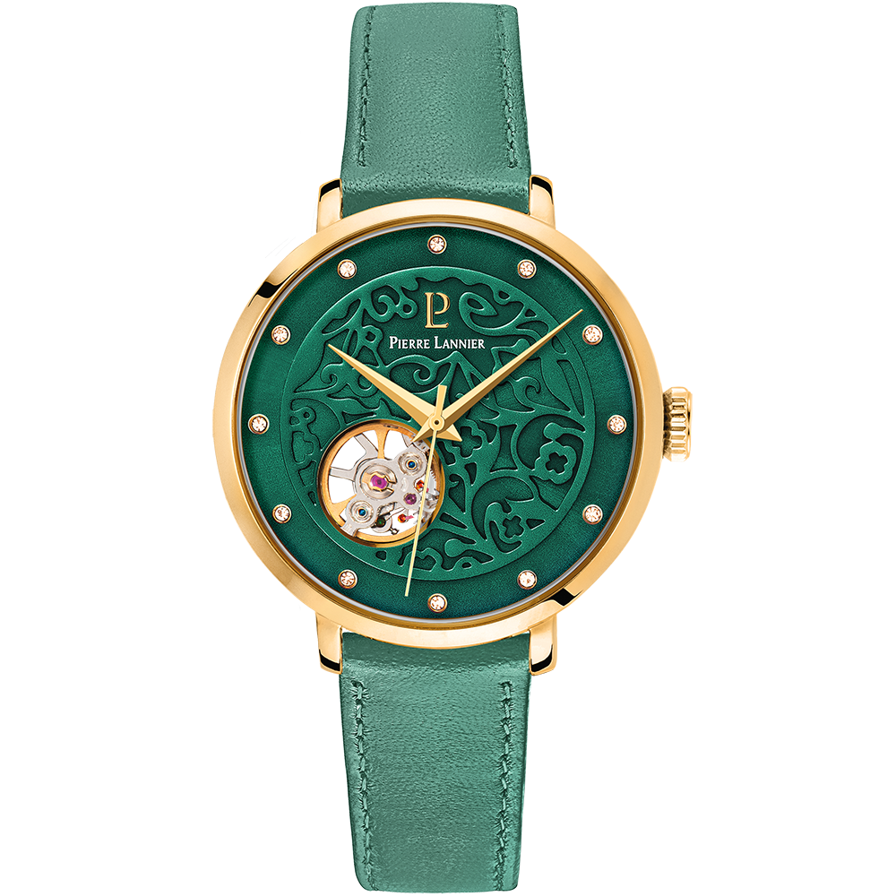 Eolia - Gold Leather - Watch - Pierre Lannier
