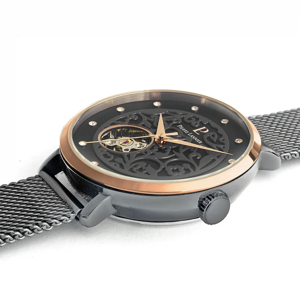 Eolia - Milanese Grey - Orologio - Pierre Lannier vista 2