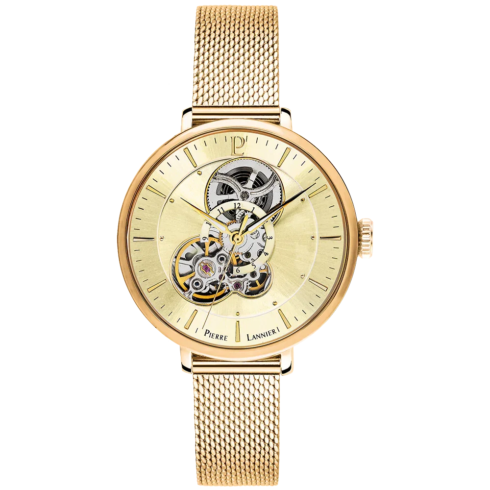 Mélodie - Milanese d'oro - Orologio - Pierre Lannier