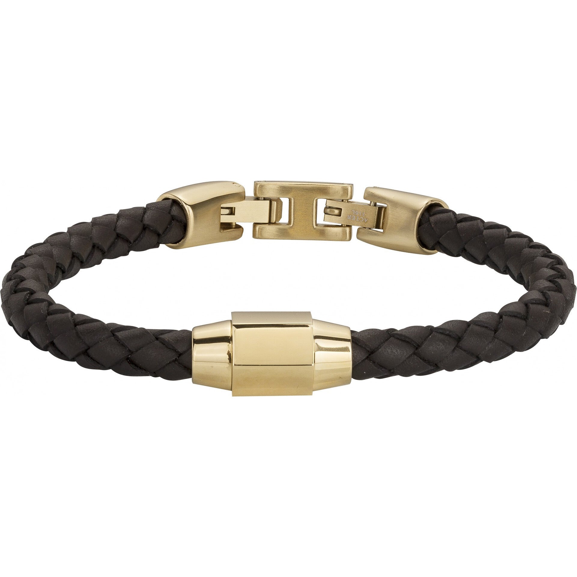 Ανδρικό βραχιόλι PHEBUS Oscar Gold Steel 35-1153