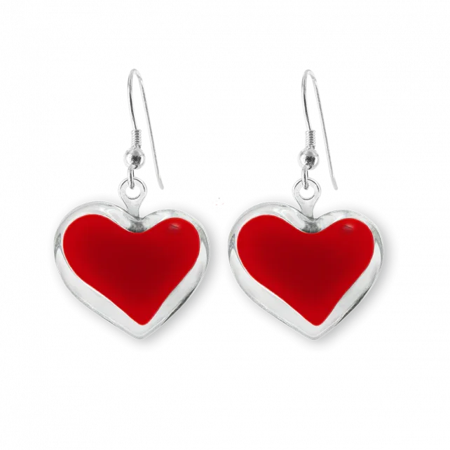 Cuore di latte - Rosso scuro - Orecchini - Pylones