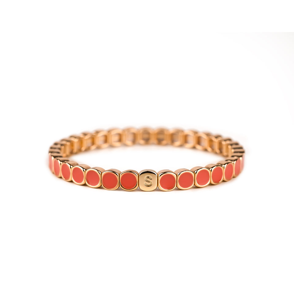 Colormind Mini - Koraal - Armband - Simone in Bordeaux