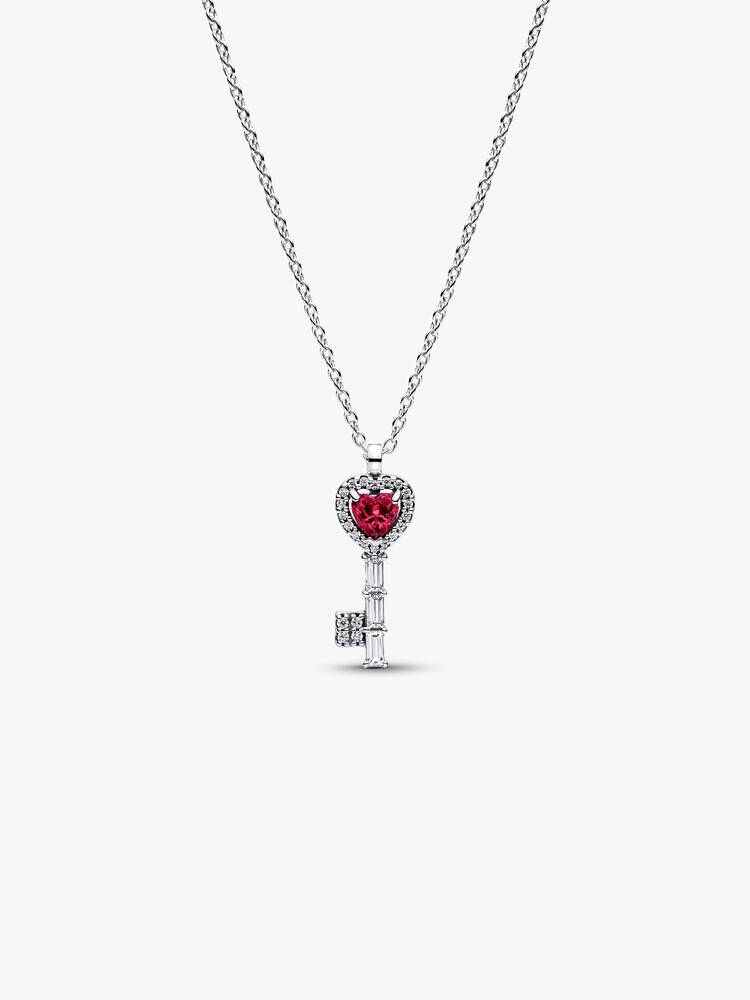 Collar Pandora - Llave de corazón en relieve | 394392C01