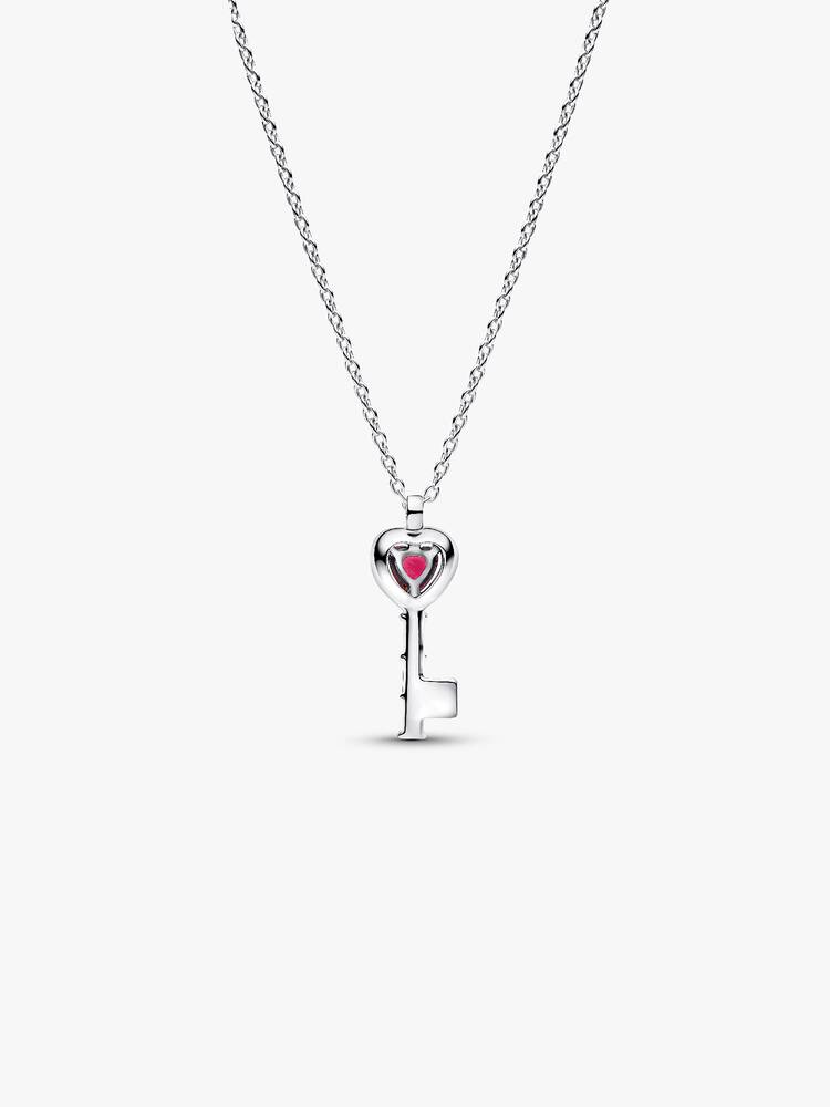 Collar Pandora - Llave de corazón en relieve | 394392C01