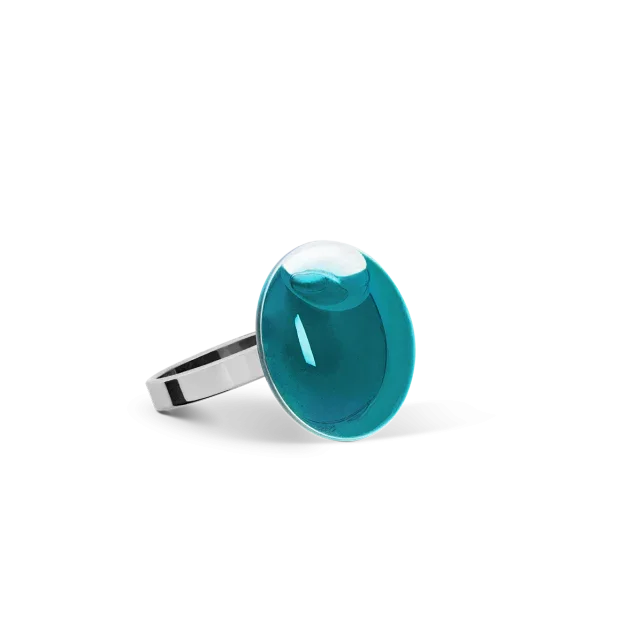 Pebble Milk Nano - Turquesa - Anillo - Pylones