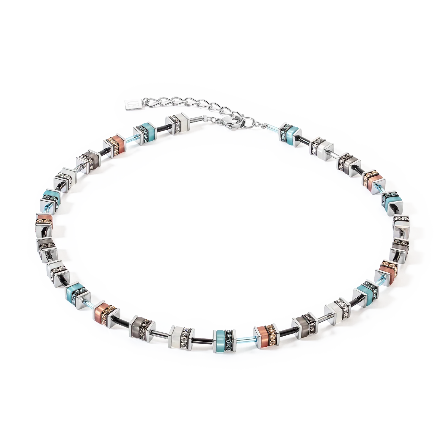 Collectie - Aqua Brown - Ketting - Leeuwenhart