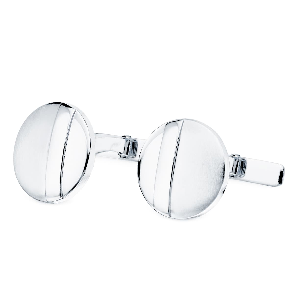 18K mansjettknapper 15 mm