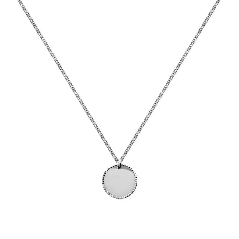 Collar Medalla – Plata | Azuline