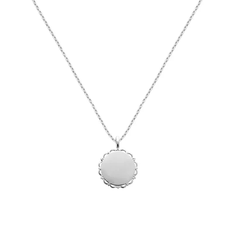 Collar Medalla – Plata | Azuline