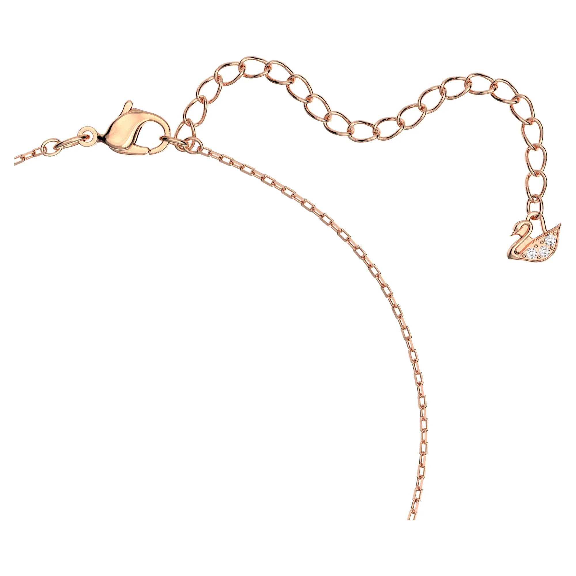 Una Ronde Witgouden Rose Ketting – Swarovski bekijk 4
