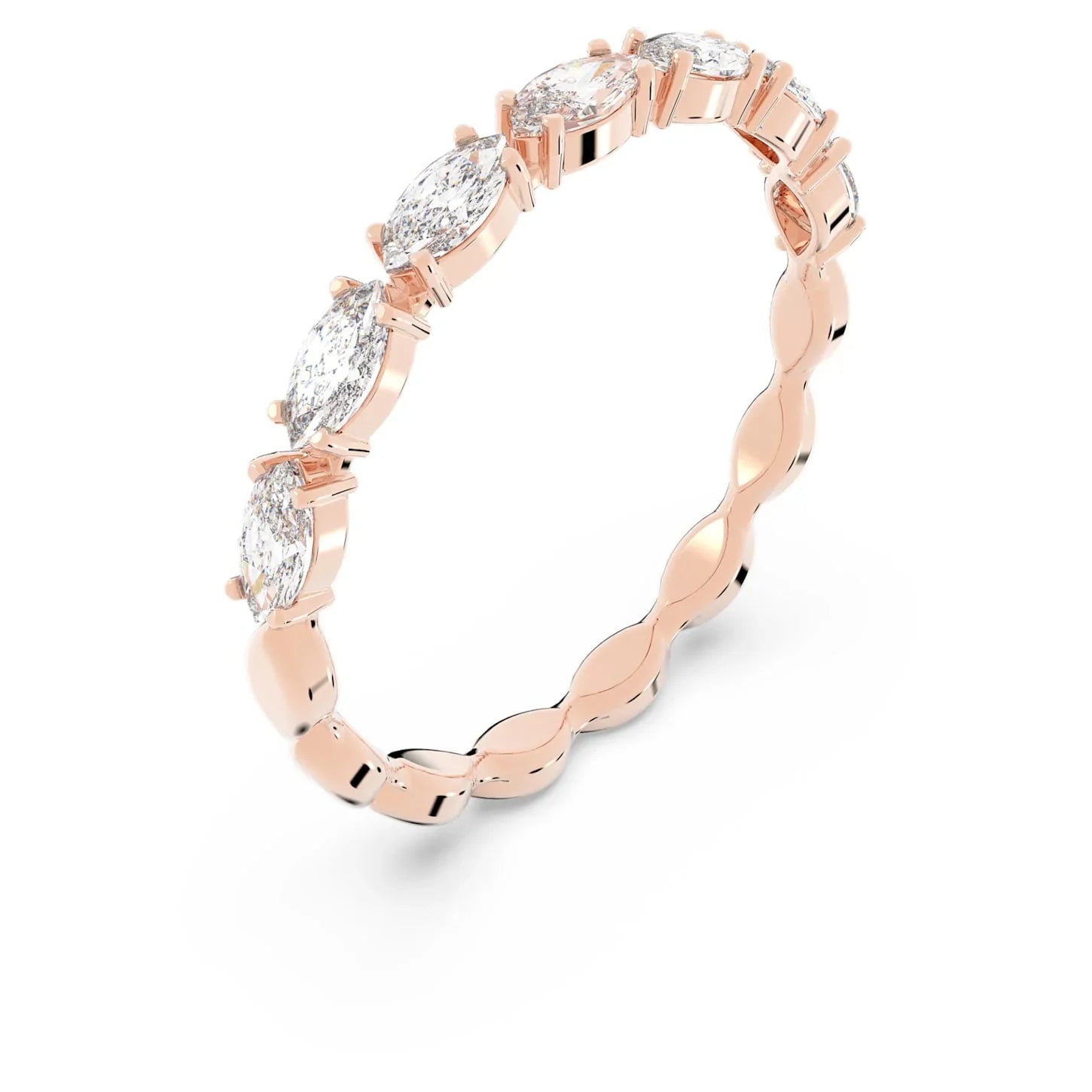 Swarovski ring - Matrix Vittore - Marquise cut - Vit & Rosé