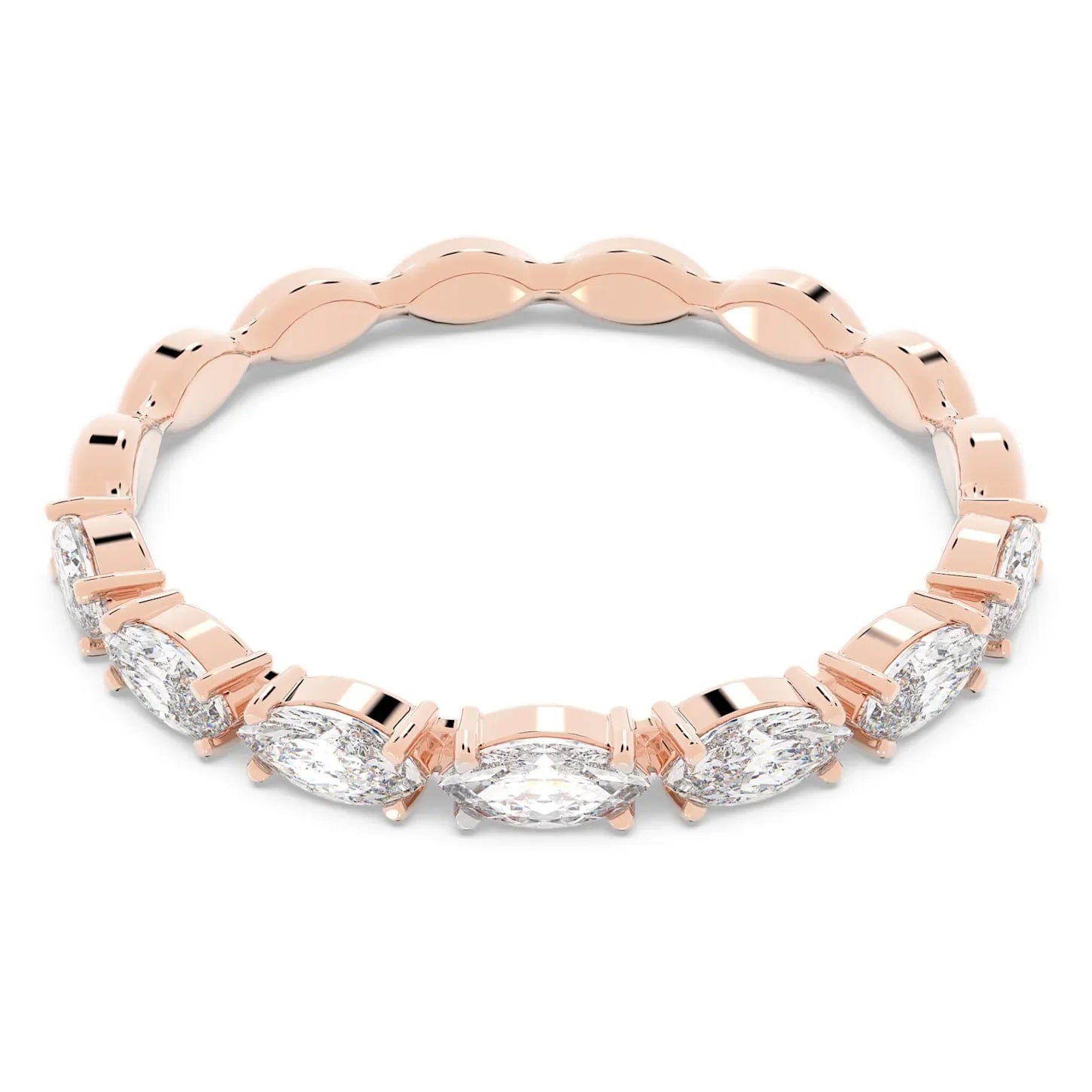 Swarovski ring - Matrix Vittore - Marquise cut - Vit & Rosé vy 2