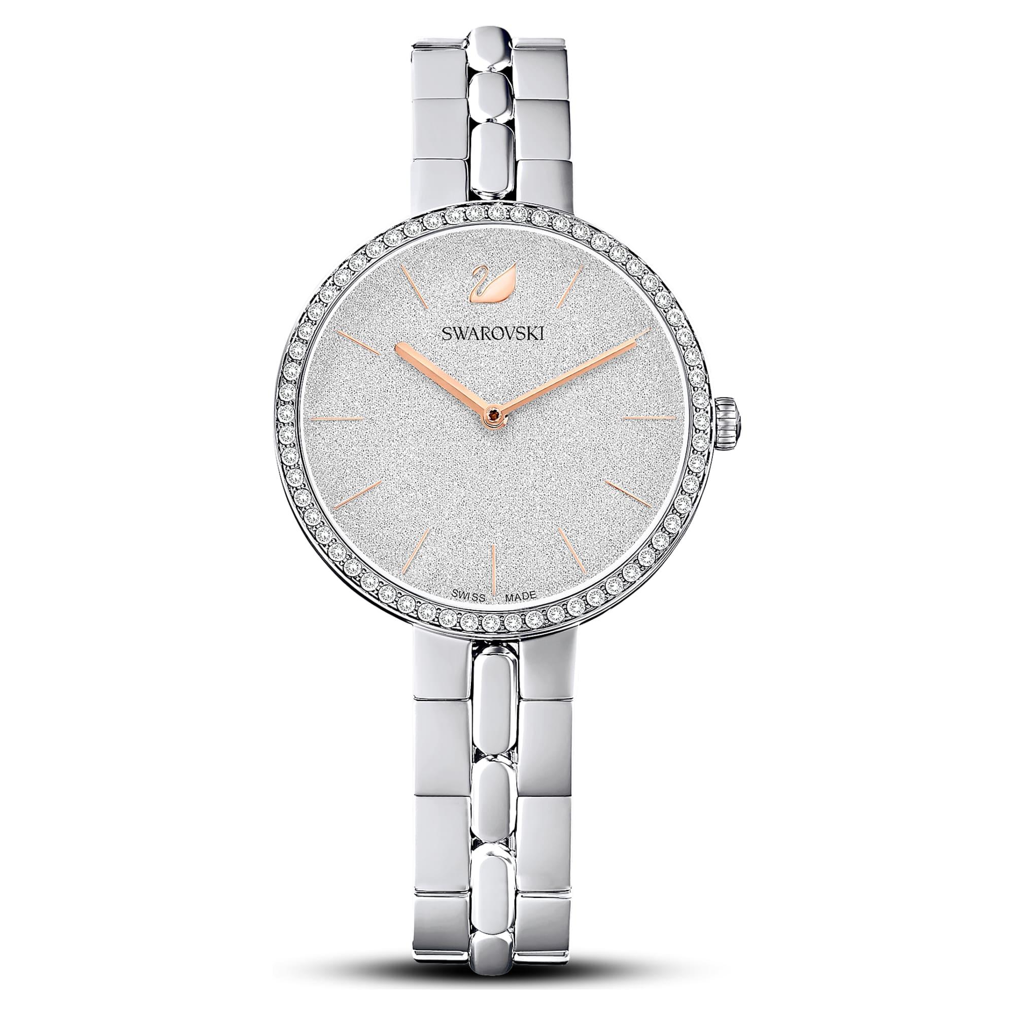 Γυναικείο Ασημένιο Ατσάλινο Ρολόι Cosmopolitan – Swarovski