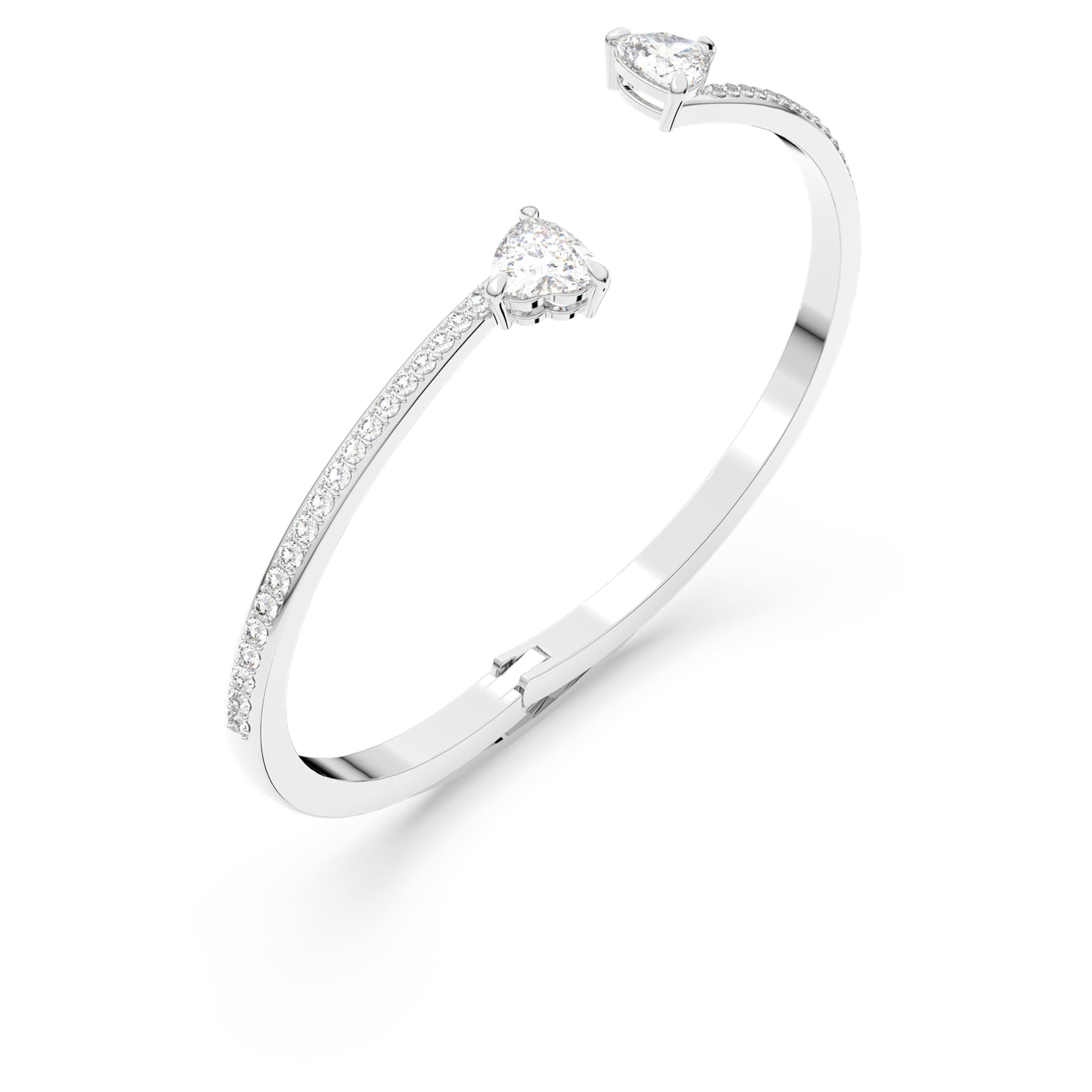 Mesmera - Silver White - Bangle - Swarovski