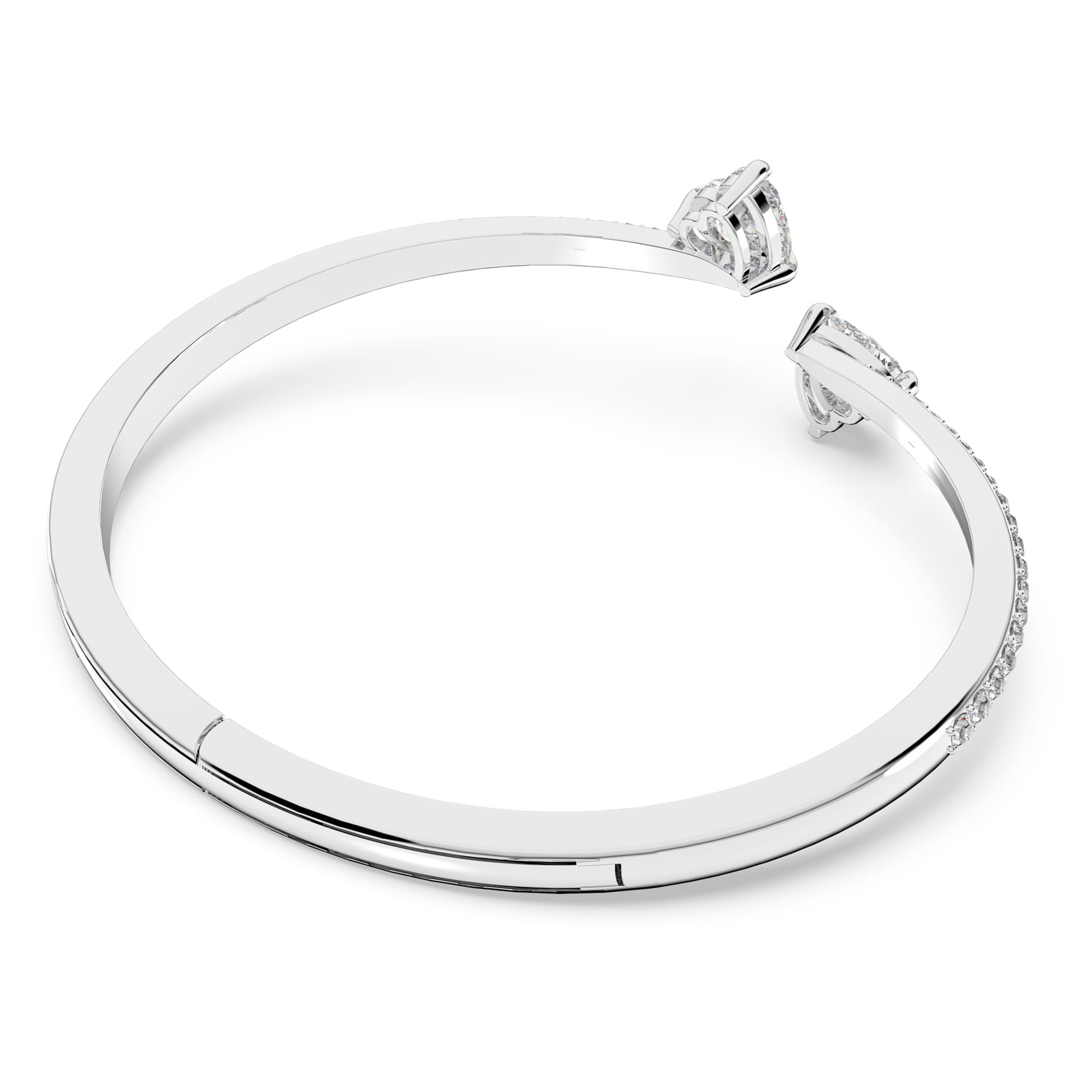Mesmera - Silver White - Bangle - Swarovski